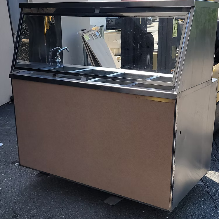 CUSTOM COOL GAS STEAM TABLE 60''