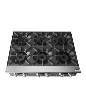 ACHP-6 — 36″ Six (6) Burner Hot Plate