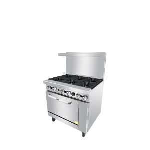 AGR-6B — 36″ Gas Range with Six (6) Open Burners