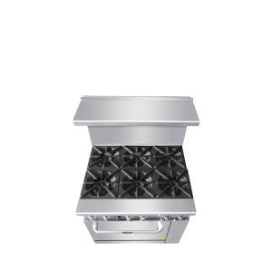 AGR-6B — 36″ Gas Range with Six (6) Open Burners