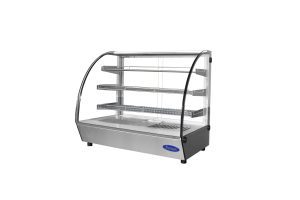 CHDC-44 — Countertop Heated Curved Display Case (4.4 cu ft)