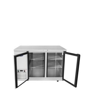MBB48GGR — 48″ Back Bar Cooler with Glass Doors