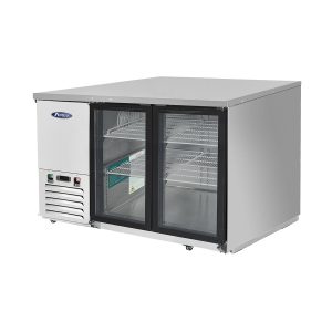 MBB59GGR — 59″ Back Bar Cooler with Glass Doors