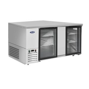 MBB69GGR — 69″ Back Bar Cooler with Glass Doors
