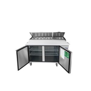 MPF8202GR — 67″ Refrigerated Pizza Prep. Table