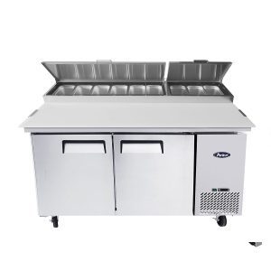 MPF8202GR — 67″ Refrigerated Pizza Prep. Table