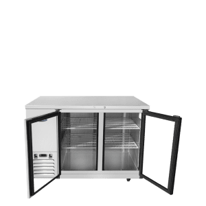 SBB48GGRAUS1 — 48″ Shallow Depth Back Bar Cooler with Glass Doors