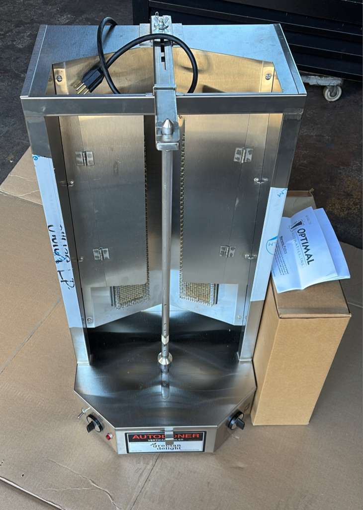 Optimal Automatics 3PG Autodoner Liquid Propane 65 lb. Vertical Broiler