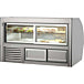 Leader ERCD72 72" Refrigerated Curved Glass Counter Deli Case with 1 Shelf