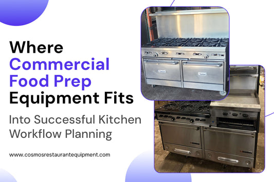 Where Commercial Food Prep Equipment Fits Into Successful Kitchen Workflow Planning