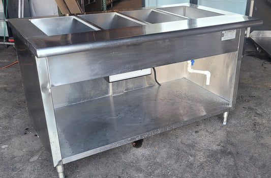 STAINLES STILL STEAM TABLE 60'' 208 VOLT 24AMP 1 PH