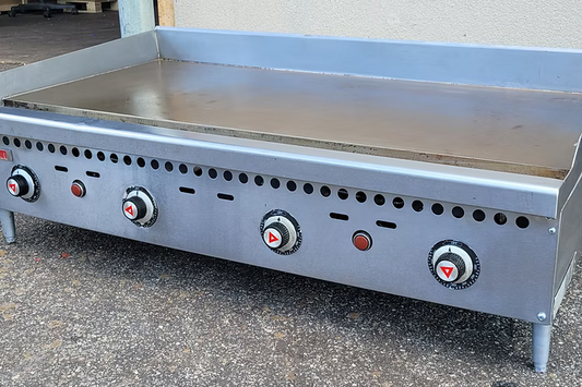 Vulcan MSA48 48" Gas Griddle w/ Thermostatic Controls - 1" Steel Plate, Natural