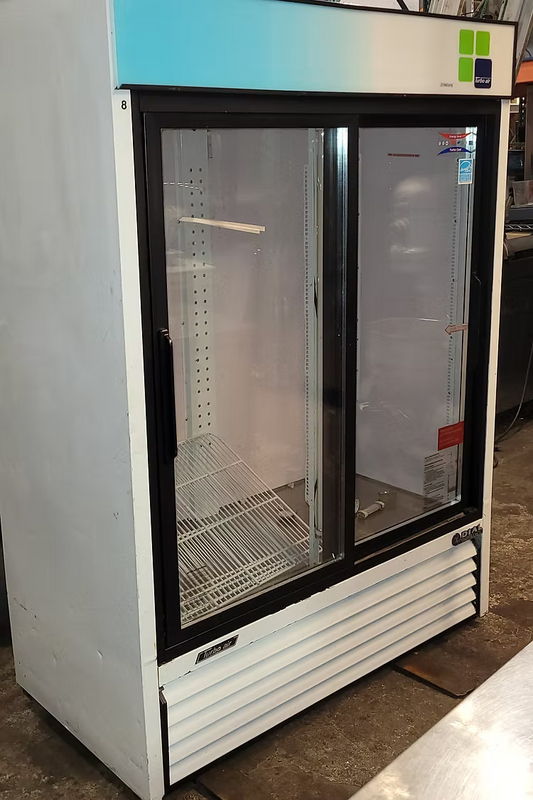 Turbo Air 2 Sliding Glass door Refrigerator 55''