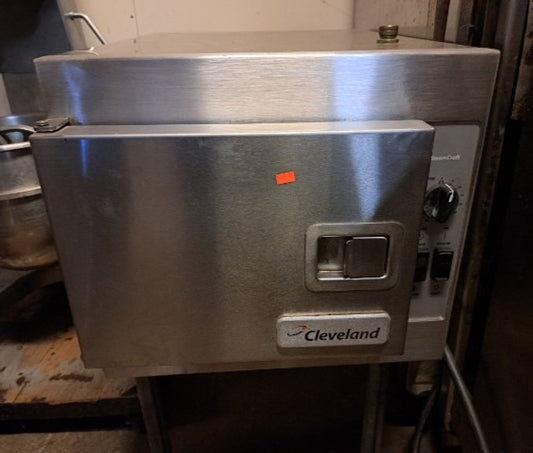 Cleveland 21CET8 SteamCraft Ultra 3 Pan Electric Countertop Steamer - 240V, 3 Ph