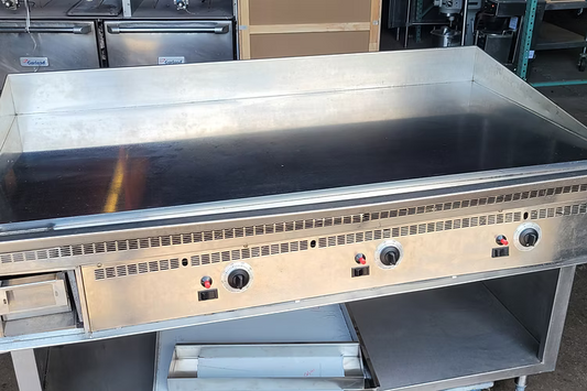 Keating 60x36FT Front Trough MIRACLEAN 60" Griddle Gas