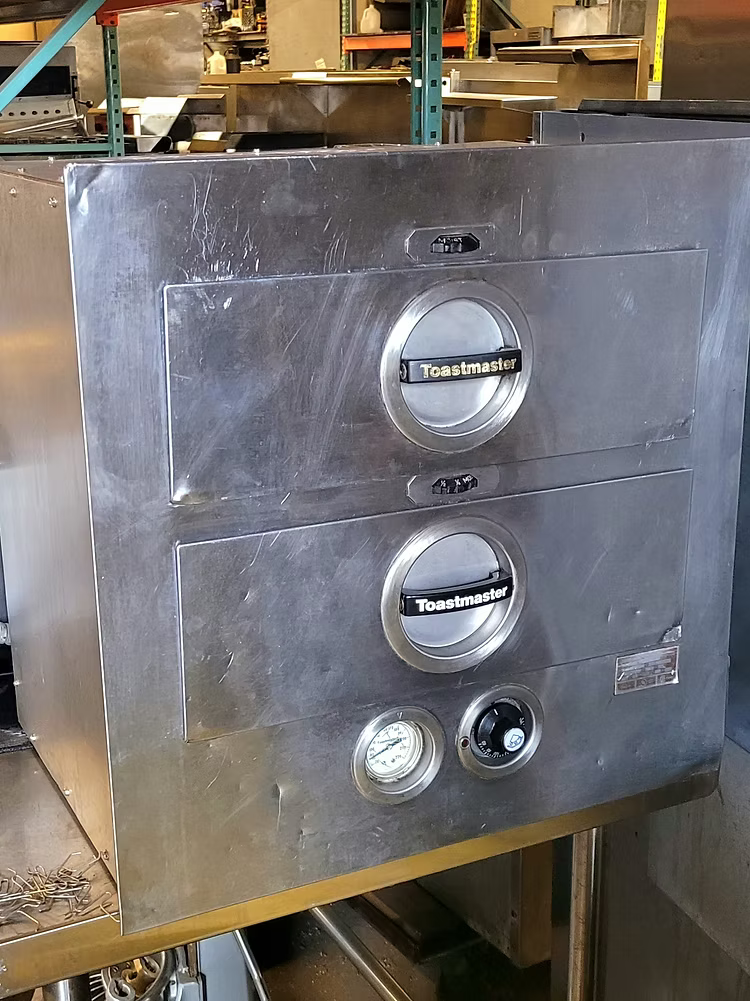 Toastmaster 3B20AT09 23.19"W Built In Warming Drawer w/ (2) 18" Compartments, 12