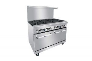 AGR-8B — 48″ Gas Range with Eight (8) Open Burners