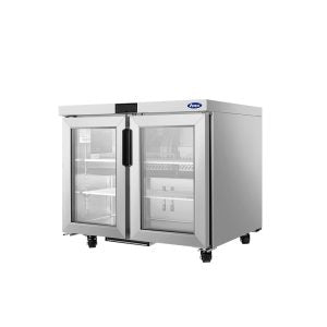 ATOSA - AUR36GD – Glass Door Undercounter Refrigerator