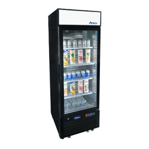 MCF8720GR — Black Cabinet One (1) Glass Door Merchandiser Freezer