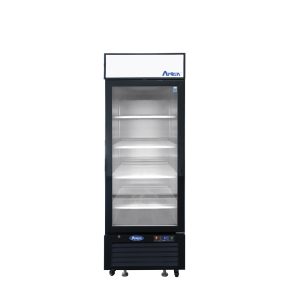 MCF8722GRL — 27'' Black Cabinet One (1) Glass Door Merchandiser Cooler