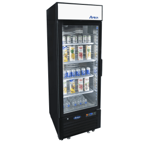 MCF8720GRL — Black Cabinet One (1) Glass Door Merchandiser Freezer