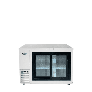 SBB48SGGRAUS1 – 48″ Shallow Depth Back Bar Cooler with Glass Sliding Doors