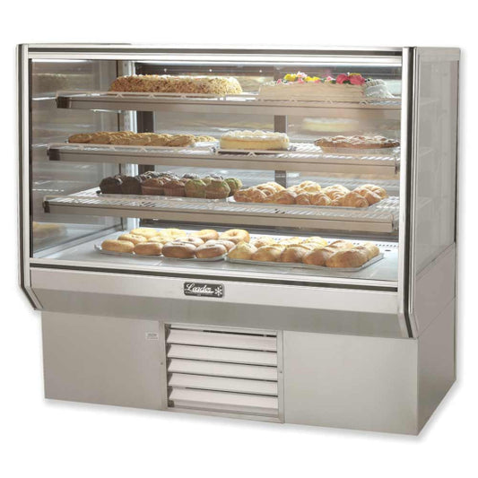 Leader NHBK57 57" Refrigerated High Bakery Case with 3 Shelves