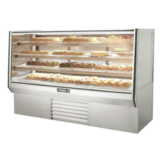 Leader NHBK77 77" Refrigerated High Bakery Case with 3 Shelves